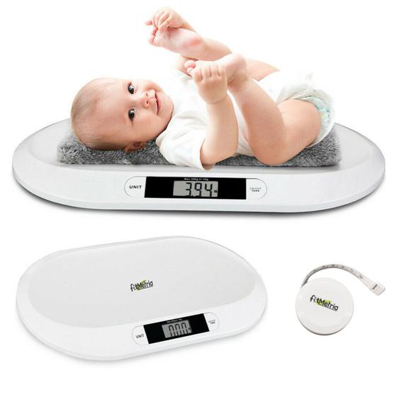 Balança Digital Pediátrica Infantil medir peso Criança Bebê até 20kg função Tara FITMETRIA Menor preço em Balança Digital Pediátrica Infantil medir peso Criança Bebê até 20kg função Tara FITMETRIA