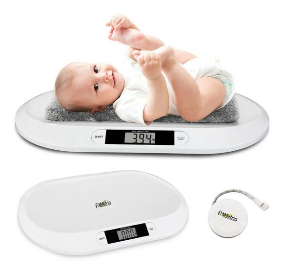 Imagem de Balança Digital Pediátrica Infantil para medir peso Bebê Função Tara Fitmetria