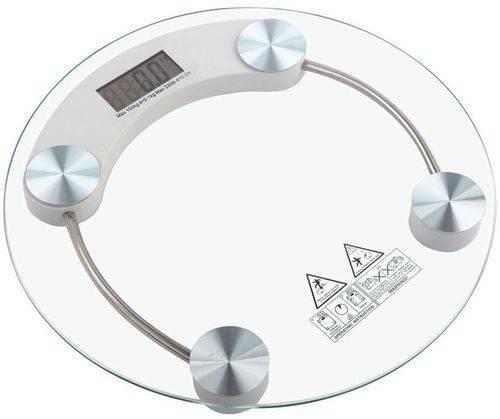 Balança Digital Pessoal Para Banheiro Academia - Vidro - B Max Imagem de Balança Digital Pessoal Para Banheiro Academia - Vidro