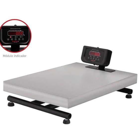 Balança Digital Plataforma Inox 50x50 300kg Com Bateria STANDART K-300ib-3/S Menor preço em Balança Digital Plataforma Inox 50x50 300kg Com Bateria STANDART K-300ib-3/S