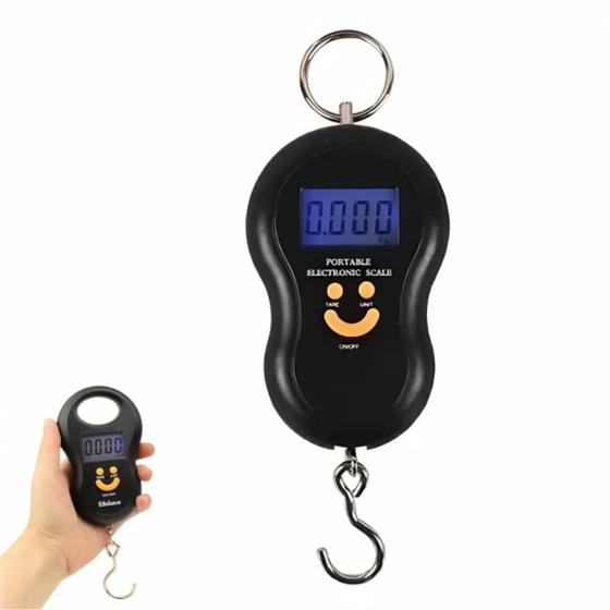 Imagem de Balança Digital Portátil Para Pesagem de Bagagens e Peixes 50kg