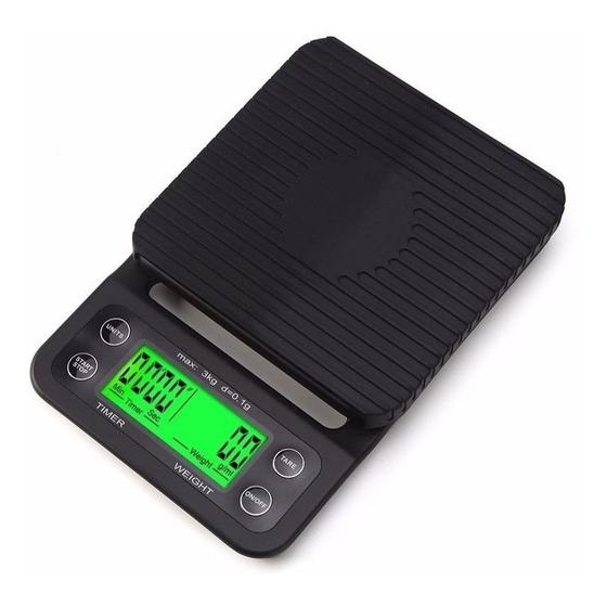 Imagem de Balança Digital Precisão Café Barista Com Timer Temporizador 3kg