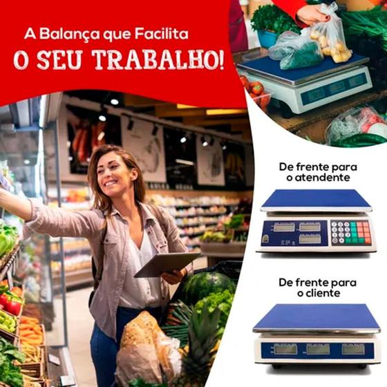 Relet Balança Digital Profissional Com Capacidade De 40Kg - Relet - Balanças ...