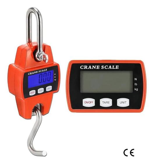 Imagem de Balança Digital Suspensa Crane Scale 300kg Gancho B300