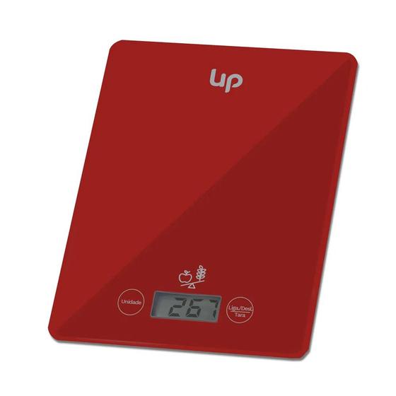 Imagem de Balança eletrônica vermelha 5kg ce118 up
