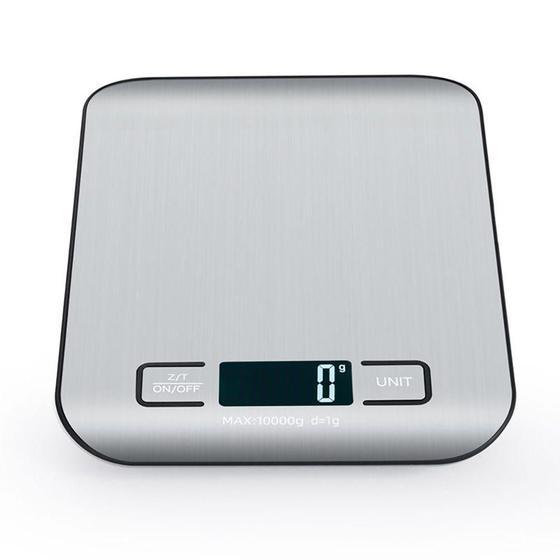 Imagem de Balança Em Inox Digital Portátil Para Cozinha Capacidade 5Kg