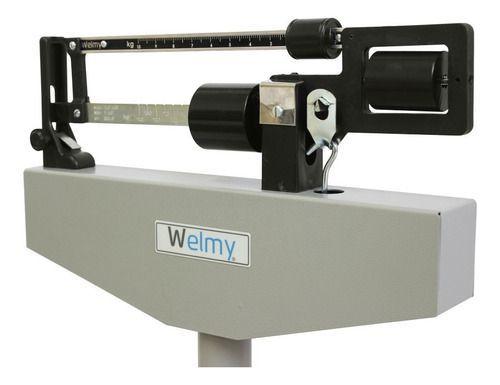 Imagem de Balança Industrial Analógica Welmy 100 Ch 150kg Com Mastro Cinza 380 Mm X 290 Mm