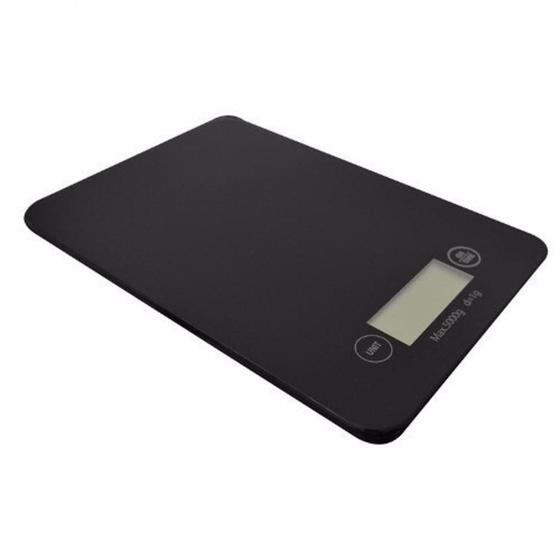 Balança Para Cozinha Digital Em Vidro Retangular 5kg Preta é boa?