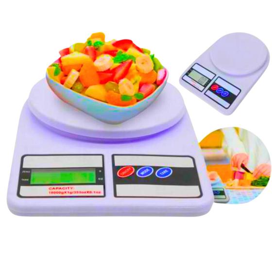 Imagem de Balança Para Pesar Alimentos De Precisão Cozinha 10kg