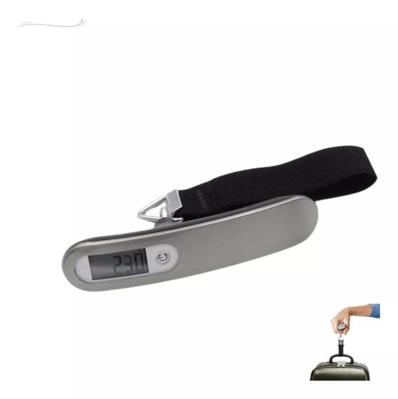 Balança Portátil De Mão Digital Alta Precisão Bagagem Mala Viagem Até ...