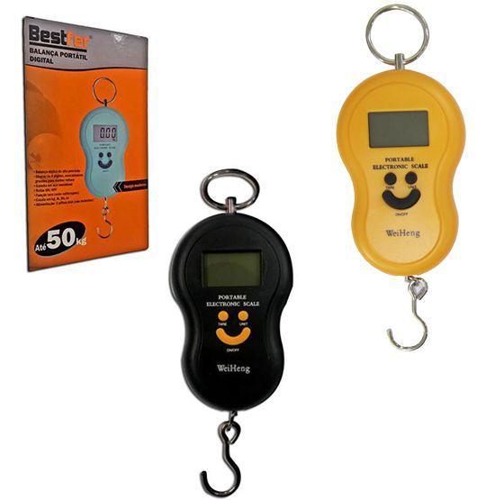 Balança Portatil Digital Bolsa Mala Viagem Até 50kg - Bestfer ...