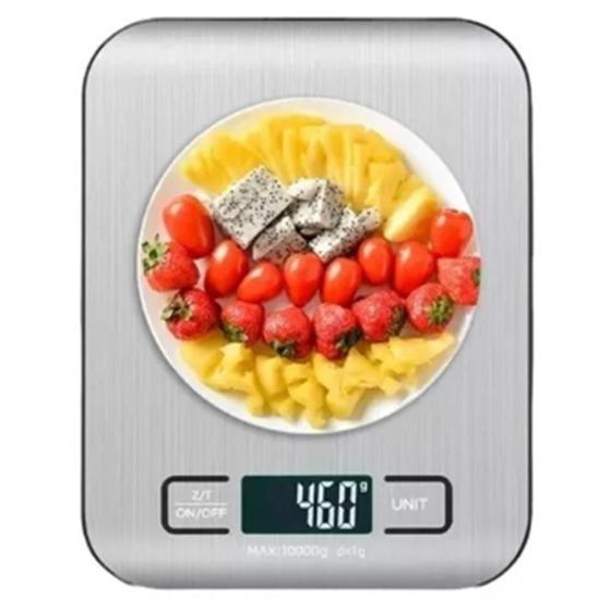 Imagem de Balança Precisão Pesa Até 22 Ib Pesa Até 10Kg Multifuncões