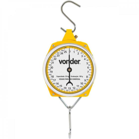Imagem de Balança suspensa tipo relógio 25 kg Vonder
