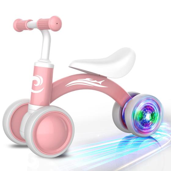 Imagem de Balance Bike Gamfeiny Colorful Lighting 10-36 meses, menina