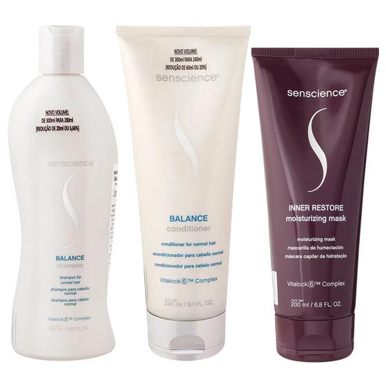 Imagem de Balance Kit Shampoo Condicionador e Inner Restore 200ml