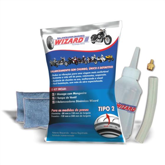 Balanceamento Automático Para Motos - Kit 2 Pneus - Tipo 2 - Traseiro 130mm a 240mm Menor preço em Balanceamento Automático Para Motos - Kit 2 Pneus - Tipo 2 - Traseiro 130mm a 240mm