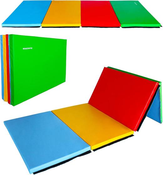 Imagem de BalanceFrom Tapetes aeróbicos dobráveis para exercícios 