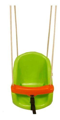 Imagem de Balanço de Criança e Bebê de Plástico-Balanço Playground Parquinho Com Cinto-Varias Cores