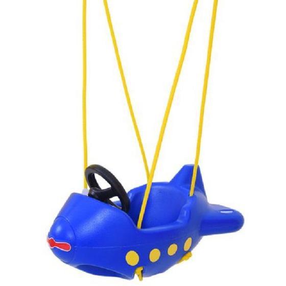 Balanço Infantil Criança Azul Avião Encaixa As Pernas - Xalingo ...