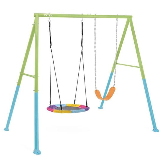Imagem de Balanço Infantil Intex Com 2 Assentos Intex Disco E Padrão