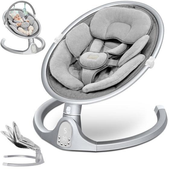 Imagem de Balanço Infantil Obee Odee com Bluetooth e Música - 3 Posições de Assento