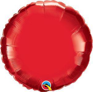 Imagem de Balão 18 redondo solto vermelho rubi metalizado ls 22634
