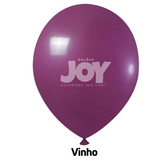 Imagem de Balão 7 Joy Liso - Várias Cores - 50 Unidades