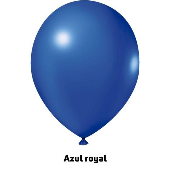 Imagem de Balao 7 Liso Azul Royal C/50 Joy - JOY BALOES