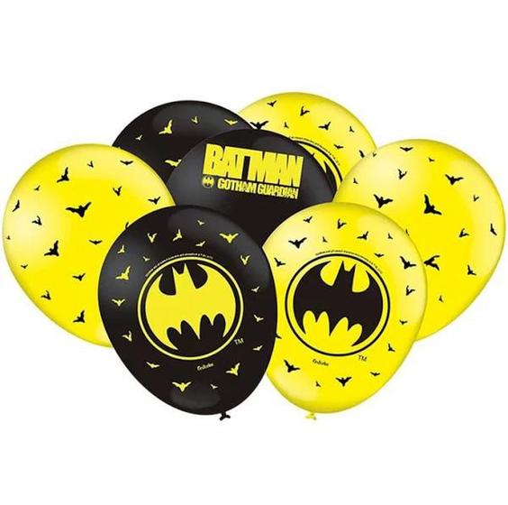 Imagem de Balao 9" Batman C/25 Festcolor