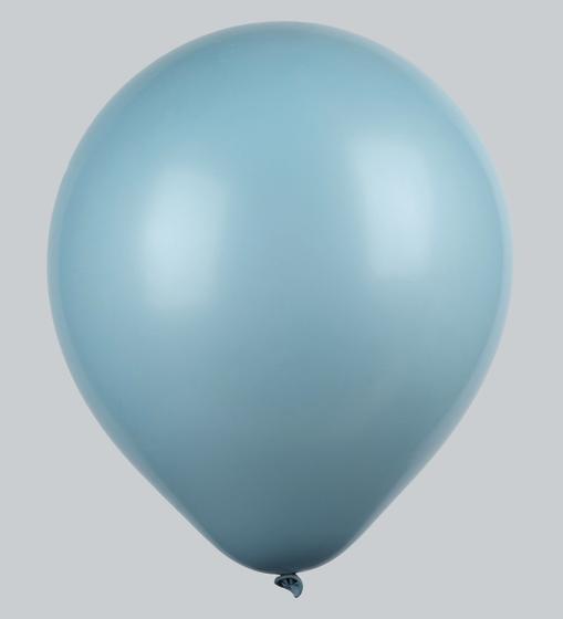 Imagem de Balão Azul Acinzentado 16 Pol Pc 12 Un Festball 422819