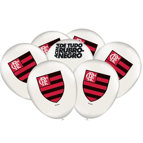 Imagem de Balão - Bexiga Flamengo Especial 9 Pol  - 25 Unid Decoração