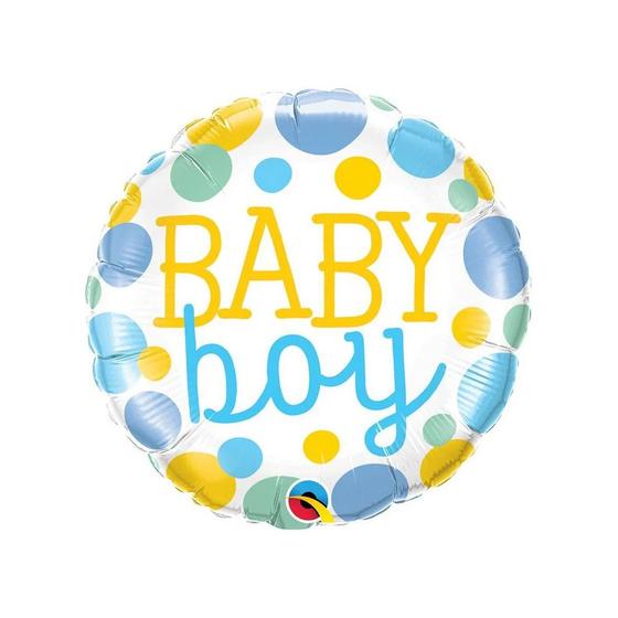 Imagem de Balão de Festa - Baby Boy - 18" 45cm - 01 unidade - Qualatex 