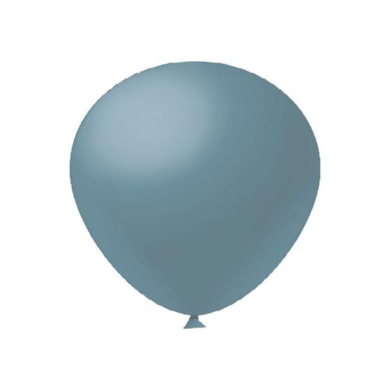 Imagem de Balão de Festa Látex Big - Azul Acinzentado  - 1 unidade - FestBall - Rizzo