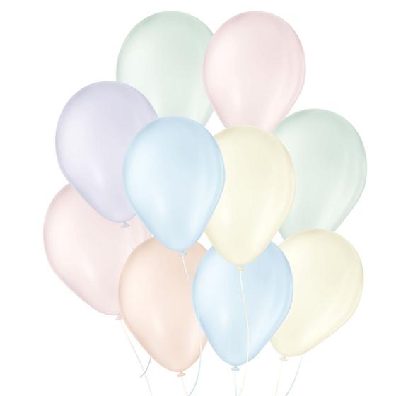 Imagem de Balão de Festa Látex Candy Colors - 5" 12cm - 25 Unidades