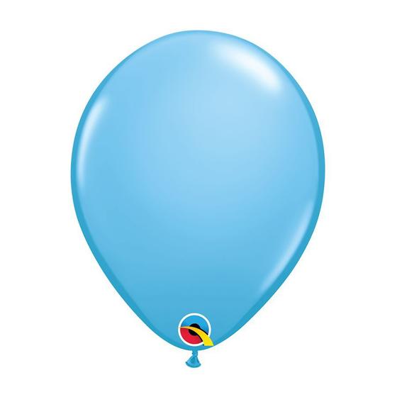 Imagem de Balão de Festa Látex Liso Sólido - Pale Blue (Azul Claro) - Qualatex - Rizzo