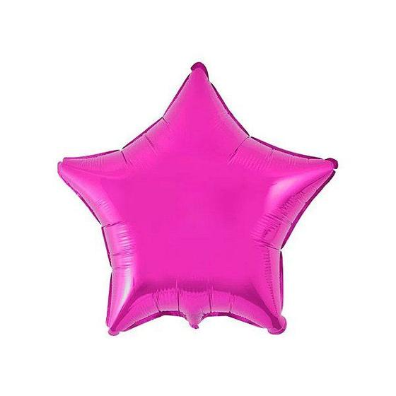 Imagem de Balão de Festa Metalizado 20" 50cm - Estrela Pink - 01 Unidade - Flexmetal - Rizzo Balões