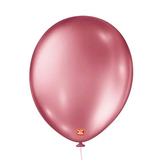 Imagem de Balão de Festa Metallic - Rosa - Balões São Roque - Rizzo Balões