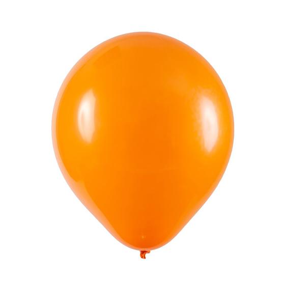 Imagem de Balão de Festa Profissional Laranja nº7 18cm - 50 Un