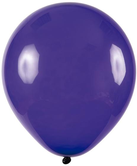Imagem de Balão de Festa Redondo Profissional Látex Cristal - Cores - 9" 23cm - 24 Unidades