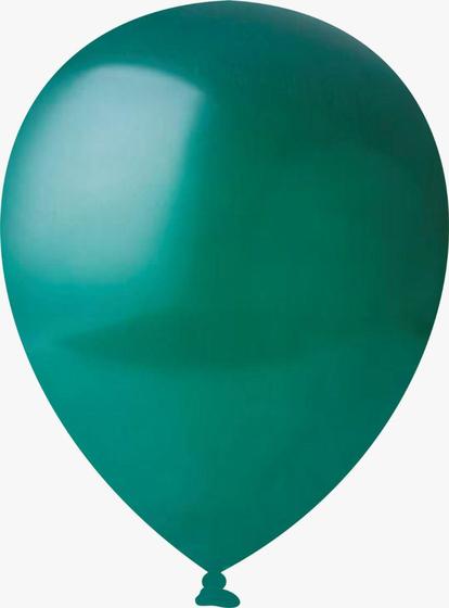 Imagem de Balao de festa verde liso 11 polegadas pc 50 unidades happy day hd50176