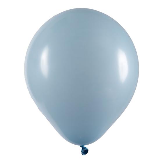 Imagem de Balão de Látex Azul Claro - 9 Polegadas - 50 Unidades