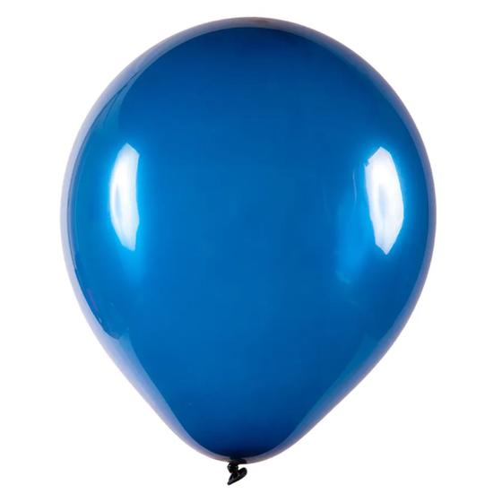 Imagem de Balão de Látex Azul Marinho - 7 Polegadas - 50 Unidades