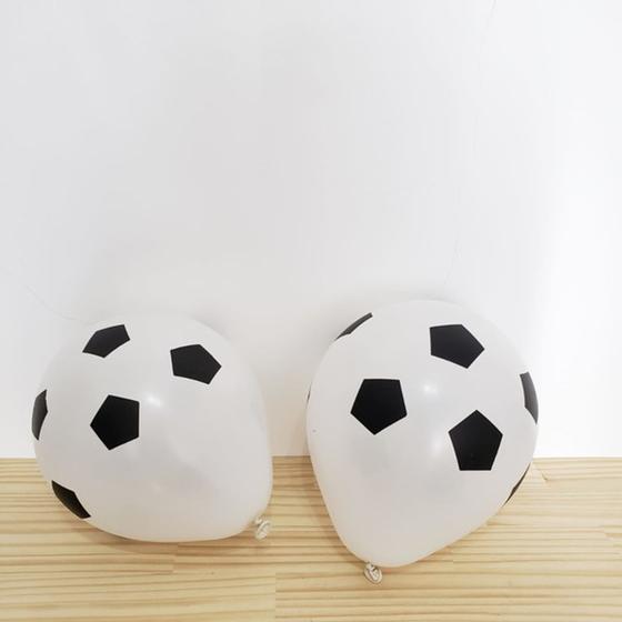 Imagem de Balão de látex  bola de futebol Nº 11 pacote 25 unid. 