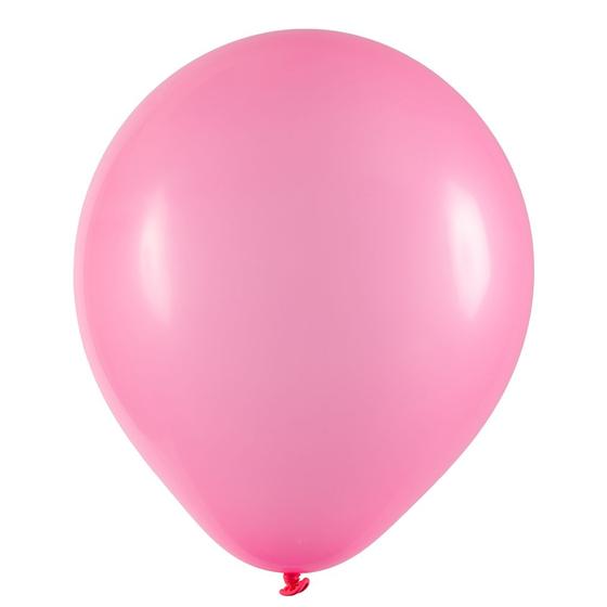 Imagem de Balão de Látex Rosa Pink - 9 Polegadas - 50 Unidades