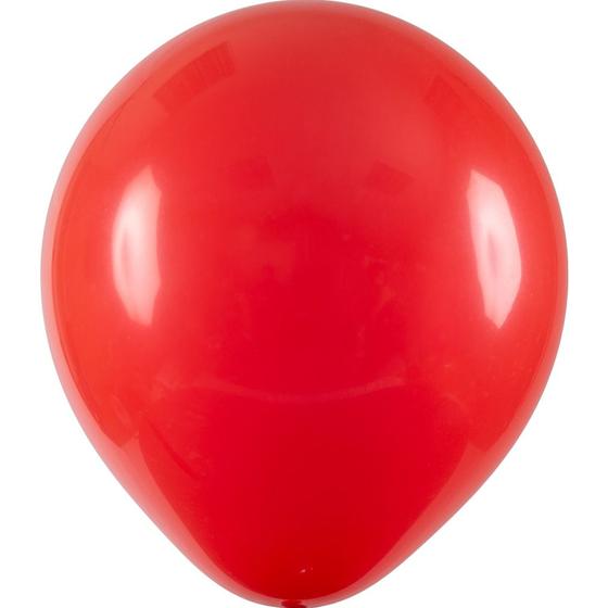 Imagem de Balão de Látex Vermelho - 16 Polegadas - 12 Unidades