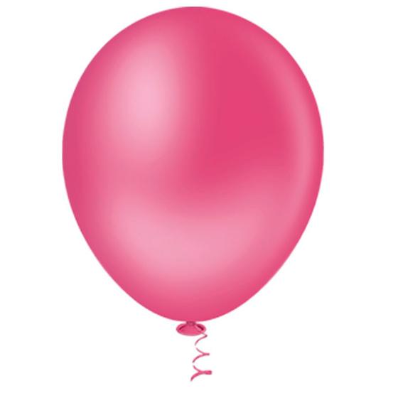 Imagem de Balão GF9 Redondo Liso Pink N9 Pic Pic c/50 unid. - Riberball