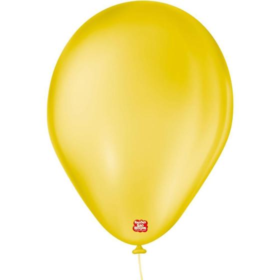 Imagem de Balão Imperial N070 Amarelo SOL - Pacote com 50 Unidades