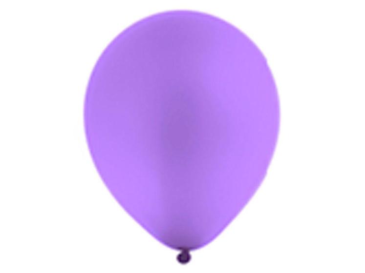 Imagem de Balão Liso 8", Contém 50 Unidades, Festball - Lilas - 231