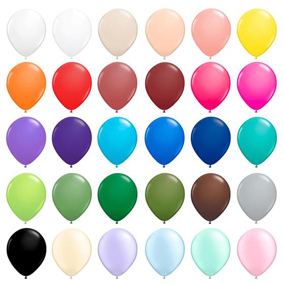 Imagem de Balão Liso 9 Polegadas 100 Unidades Sortido Candy