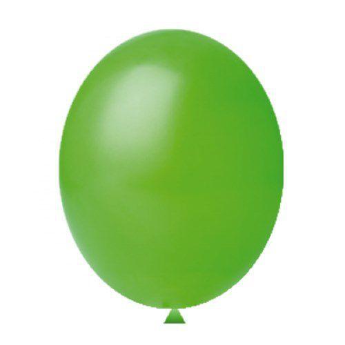 Imagem de Balão Liso Alegria e Festa Verde T6 com 50Un